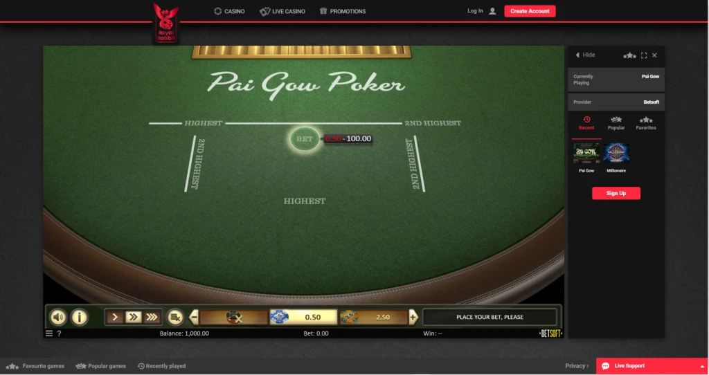 pai-gow-poker-online