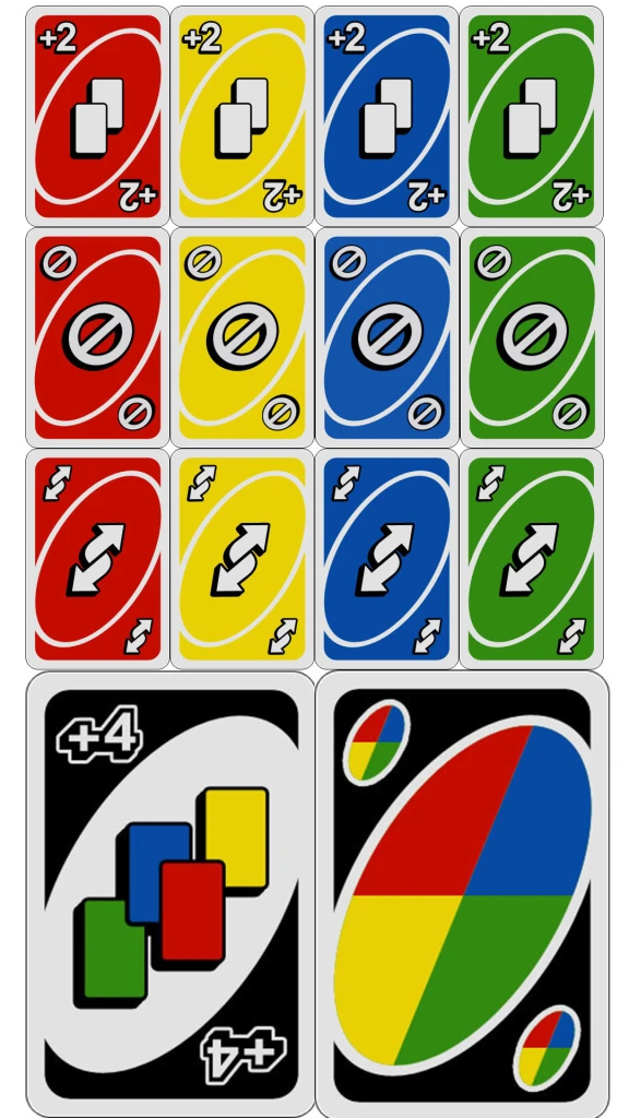 karty-uno-według-kolorów-i-wartości