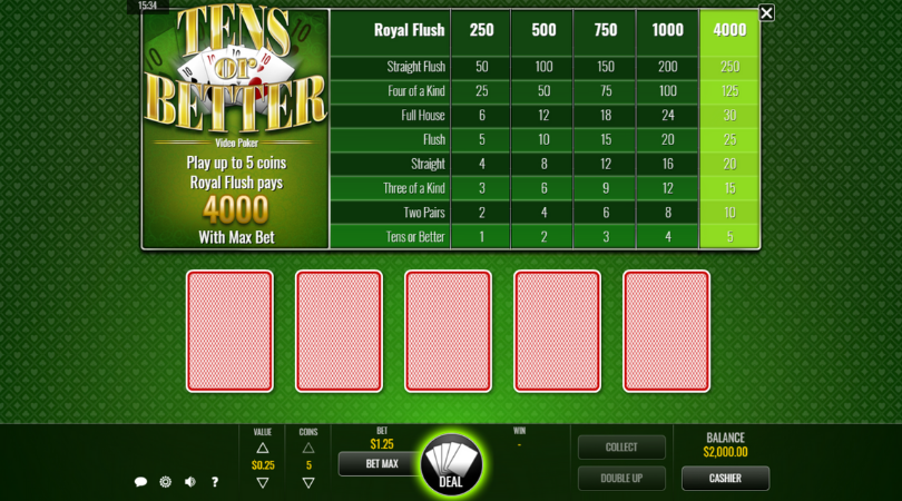 video-poker-tens-or-better