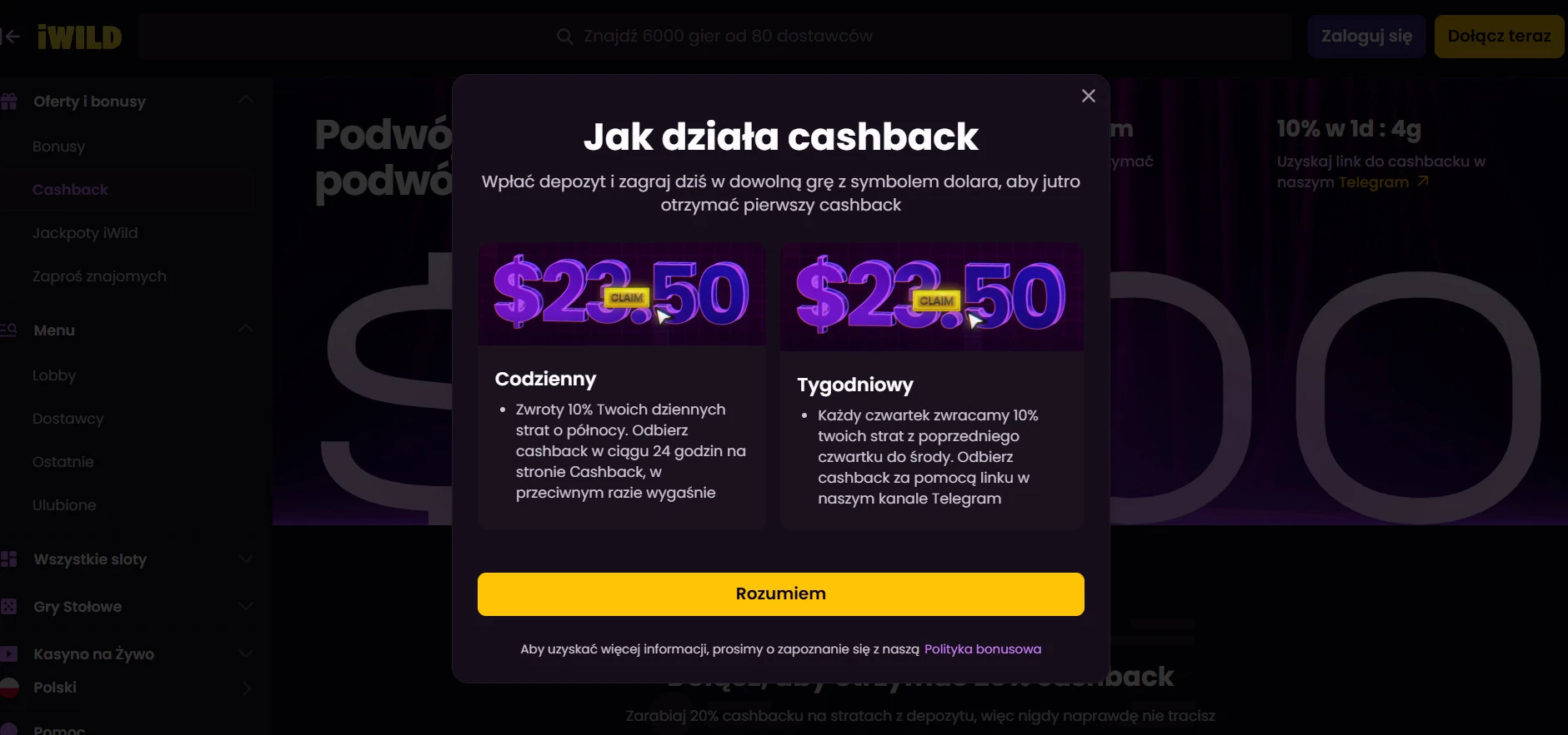 iWild-cashback