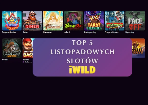 Top 5 listopadowych slotów iWild